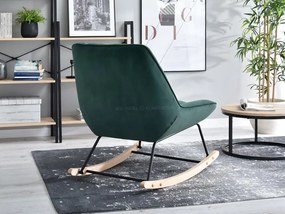 Fotoliu Bertie (verde + fag negru). 1109880
