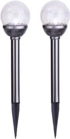 Corpuri de iluminat pentru exterior LED 2 buc. tip țepușă, de sol solare ø 8 cm Balls – Star Trading