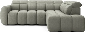 Colțar lemn masiv Extensibil Falcon 258x208cm Ladă Depozitare Personalizabil Electric