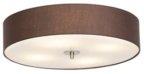 Plafonieră rustică maro 50 cm - Drum
