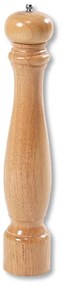 Rasnita pentru piper Kesper 13664, 40 cm, Reglare nivel de macinare, Lemn, Maro