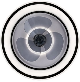 Lustra LED cu ventilator si telecomanda, Horacio D 47cm