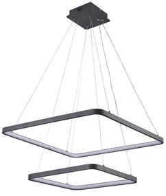 Lustră LED dimabilă pe cablu LED/90W/230V 3000-6500K + telecomandă