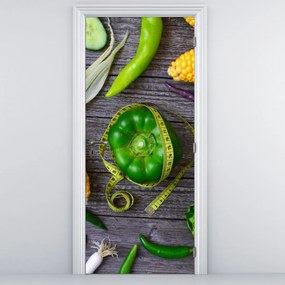 Fototapet pentru ușă - Legume (95x205cm)