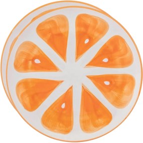 Altom Set de farfurii ceramice Tropicanaportocaliu 20 cm, 2 buc.