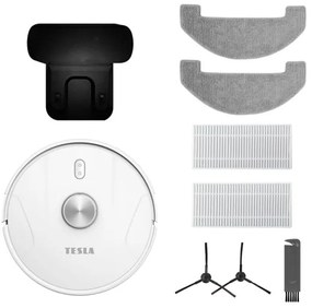 TESLA Electronics RoboStar - Aspirator robot 2în1 2600 mAh Wi-Fi alb