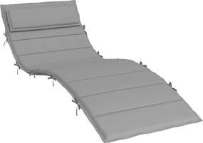 vidaXL Pernă de șezlong, gri, 180x60x4 cm, textil Oxford