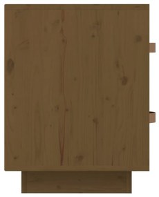 Noptiera, maro miere, 40x34x45 cm, lemn masiv de pin 1, maro miere