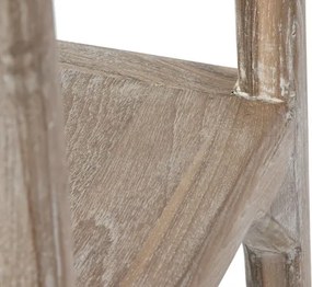 Mobilier de bar din lemn de tec reciclat si sticla , design Natural