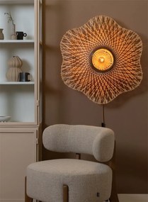 Aplica de perete Eco, Bambus, Madura natural/maro, L