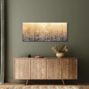 Tablou cu pădure geroasă (120x50 cm)