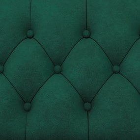 Canapea verde-închis extensibilă cu tapițerie din catifea 236 cm Felix – Støraa