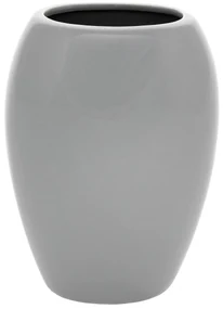 Vază ceramică Jar, 14 x 20 x 9 cm, gri
