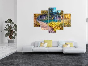 Tablou - Lacurile Plitvice, Croația (150x105 cm)