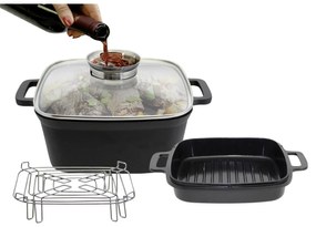 Elo 90024 Basic Oală multifuncțională Cubus 32 x25 cm
