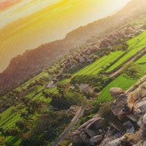Tablou cu valea Hampi în India (90x60 cm)