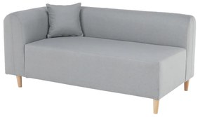Canapea stanga BROKEN gri, 144/67/76 cm