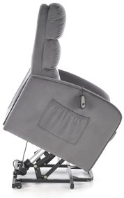 Fotoliu Maroni velvet gri H103 cm