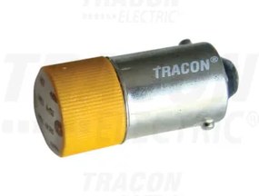 Bec led semnalizare galben BA9S 230V AC/DC NYGL-ACDC230Y Tracon