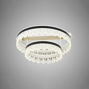 Lustra LED Cu Telecomanda, Elit's, Eda, 122W, Cristal
