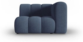 Modul pentru canapea Lupine cu tapiterie din tesatura structurala, albastru