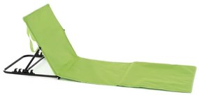 Covor de plajă reglabil cu spătar - verde