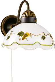 Kolarz 731.61.110 - Aplica de perete NONNA 1xE27/75W/230V vișiniu