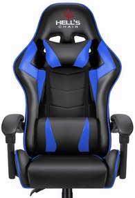 Scaun gaming HC-1007 negru și albastru