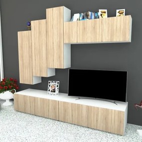 Living Armonia V3 MDF Sonoma - cu sistem &quot;PUSH TO OPEN&quot;