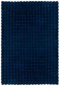 Blană albastru-închis sintetică 160x230 cm Waffle Faux Fur – Flair Rugs