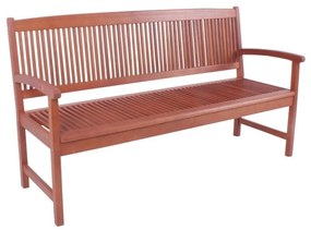 Bancă de grădină cu 3 locuri din lemn de eucalipt Stockholm - Garden Pleasure