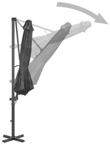 Umbrela de exterior cu baza portabila, antracit Antracit