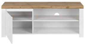 Măsuță TV VILGO 1D160, alb lucios