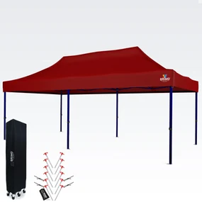 Cort petrecere 3x6m - fara 3 pereti - Roșu
