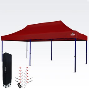 Cortină de petrecere impermeabilă 3x6m – Sărbătoare fără griji sub un acoperiș de 16,5m² - fara 3 pereti - Roșu