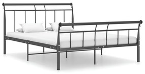 325039 vidaXL Cadru de pat, negru, 140x200 cm, metal