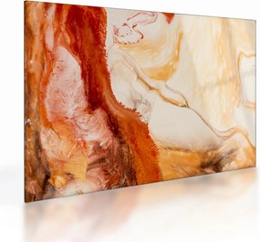 Tablou pe sticlă - Pictură abstractă (70x50 cm)