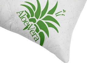 Set Aloe Vera Essence, 2 perne microfibra 50x70 cm si pilota matlasata 350g/mp, 200x220 cm