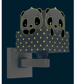 Aplică pentru copii PANDA 1xE27/60W/230V albastră Dalber 63169T