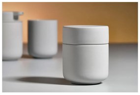 Borcan din gresie cu capac Zona UME, gri deschis