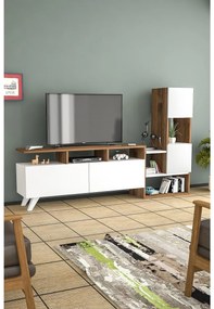 Mobilier living Patovi 2 (alb + Nuc) . 1095631