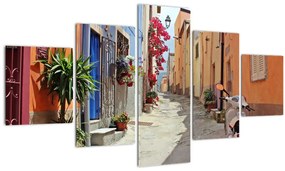 Tablou cu strada din Sardinia (125x70 cm), în 40 de alte dimensiuni noi