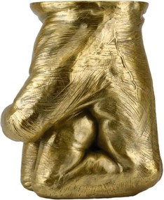 Masuta figura a unui pumn FIST 50cm auriu