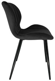 Set 4 buc. scaune sufragerie Xenofobos (negru). 1117272