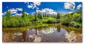 Tablou acrilic Lacul în pădure