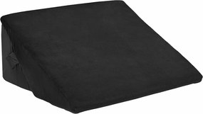vidaXL Perna wedge Negru 55 x 55 x 26 cm Spumă cu Memorie