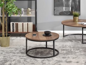 Măsuță de cafea Kolja Stolik S (nuc + negru). 1111477