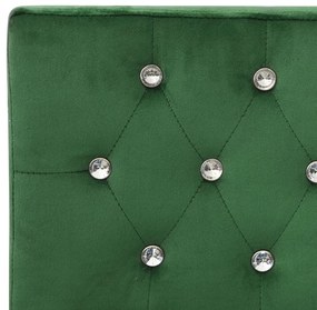 Banca, verde inchis, 110 cm, catifea Morkegronn
