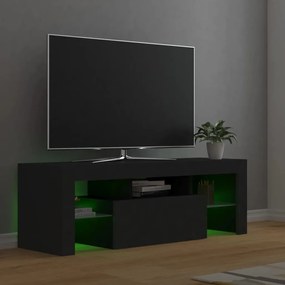 Comoda TV cu lumini LED, gri, 120x35x40 cm 1, Gri