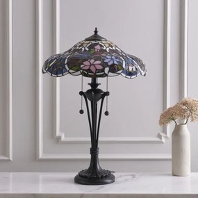 Endon 64326 - Lampă de masă Tiffany SULLIVAN 2xE27/60W/230V Ø 40 cm